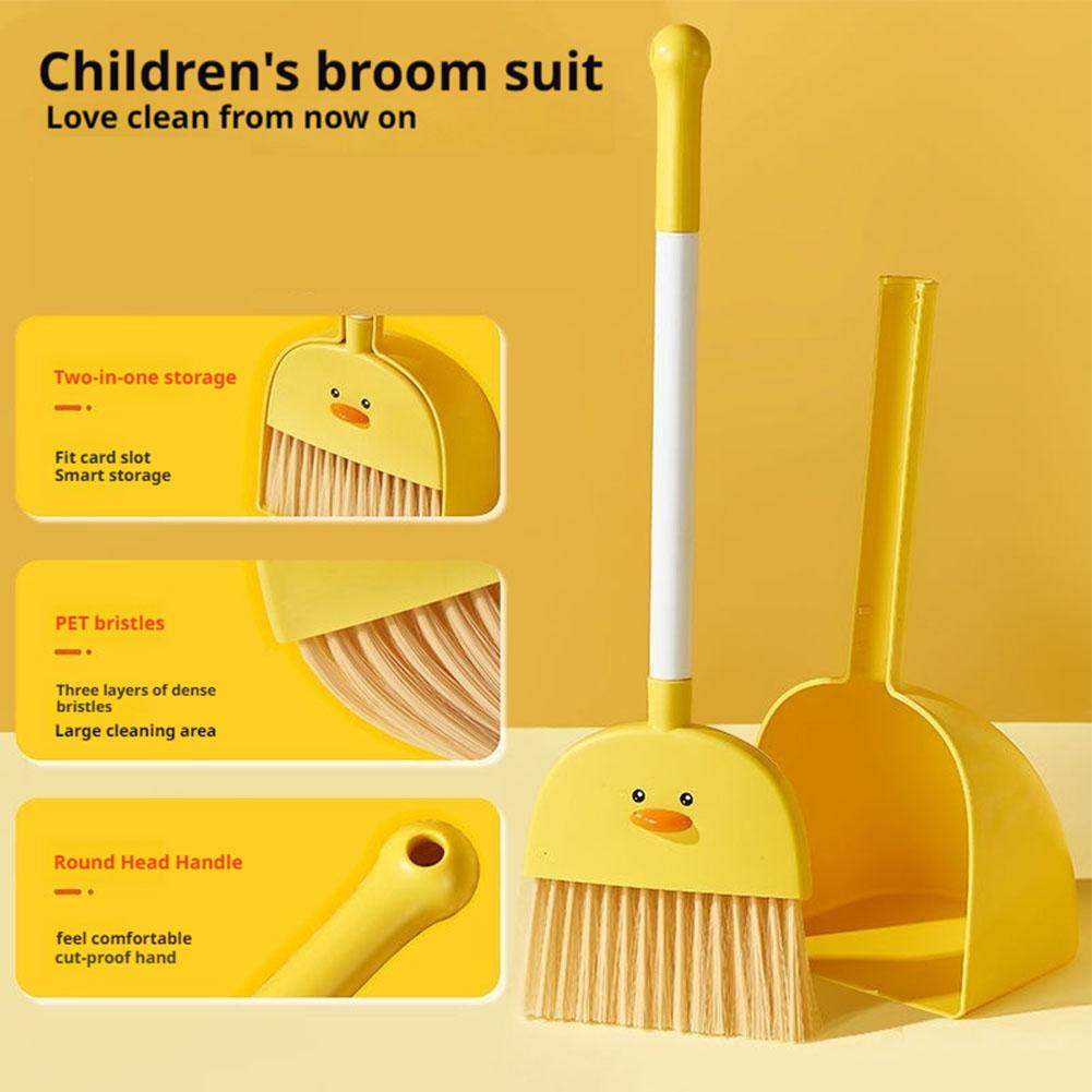 Kids Outdoor Broom - Ensemble balai et pelle miniatures en