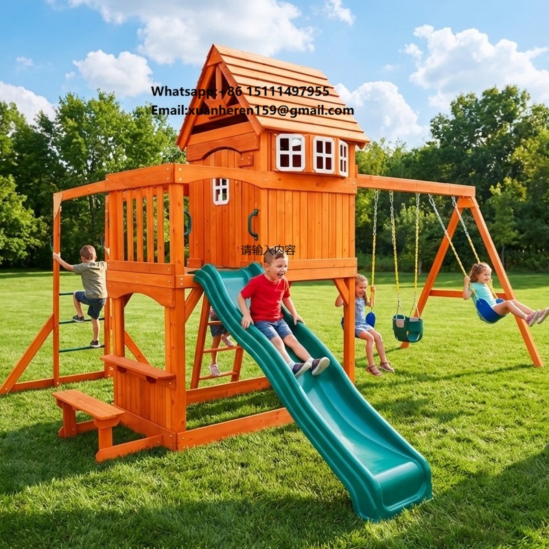 Kids Outdoor Climbing Frame - Grand équipement de jeu extérieur pour