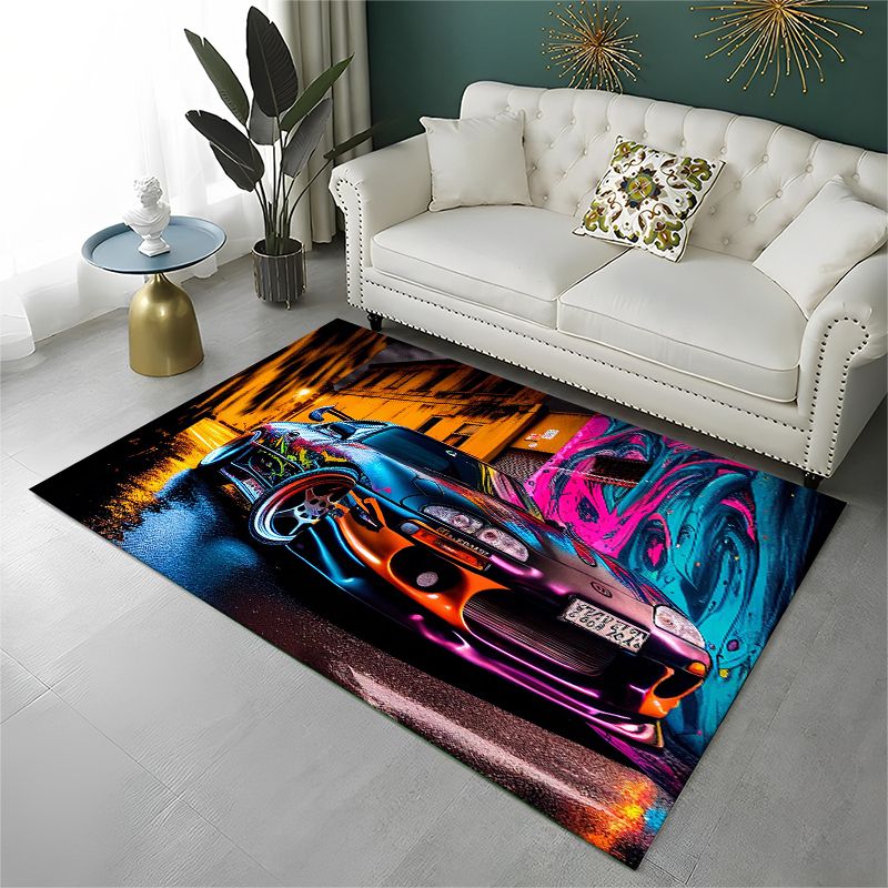 Kids Outdoor Area - Tapis antidérapant Racing Car T-Toyoto pour