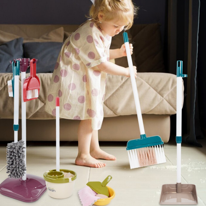 Kids Outdoor Broom - Jouets de nettoyage de vie simulée