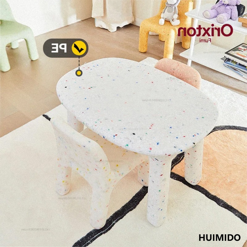 Kids Outdoor Furniture Set - Ensemble table et chaises d'étude pour