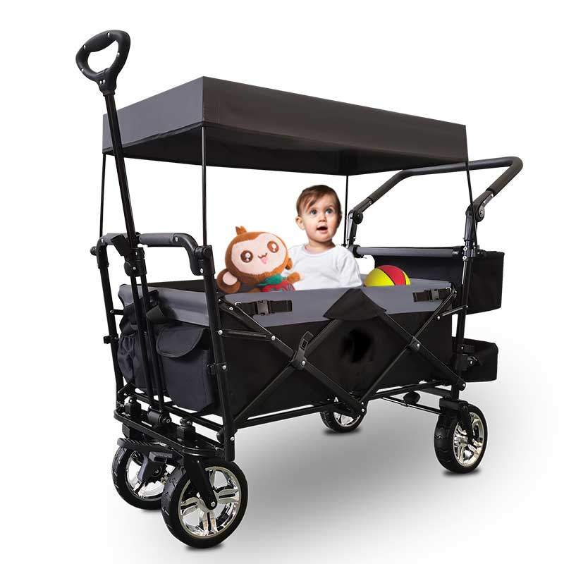 Kids Outdoor Furniture Set - Chariot de camping pliable tout-terrain robuste