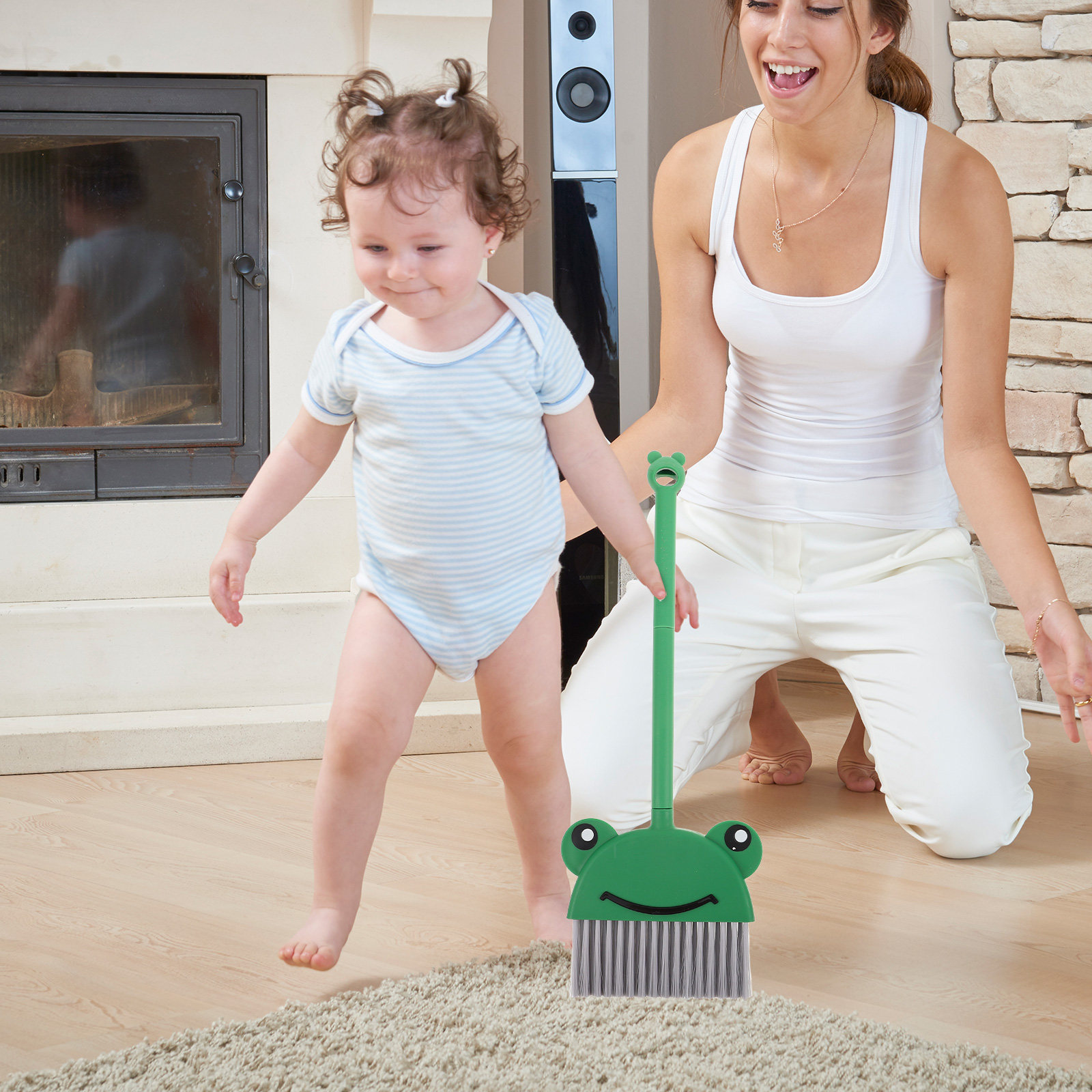 1 ensemble de balai et de pell - Kids Outdoor Broom avis et prix