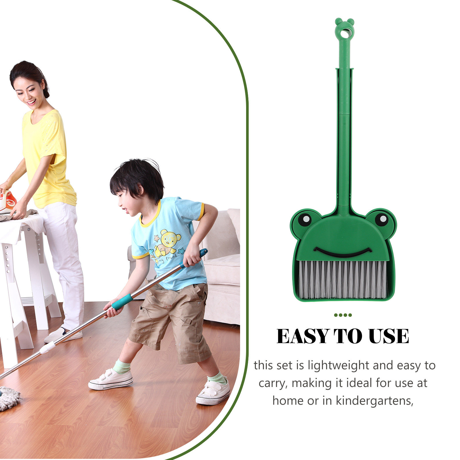 1 ensemble de balai et de pell - Kids Outdoor Broom avis et prix