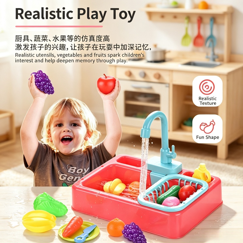 Ensemble d'évier de cuisine en - Kids Outdoor Kitchen Accessories avis et prix