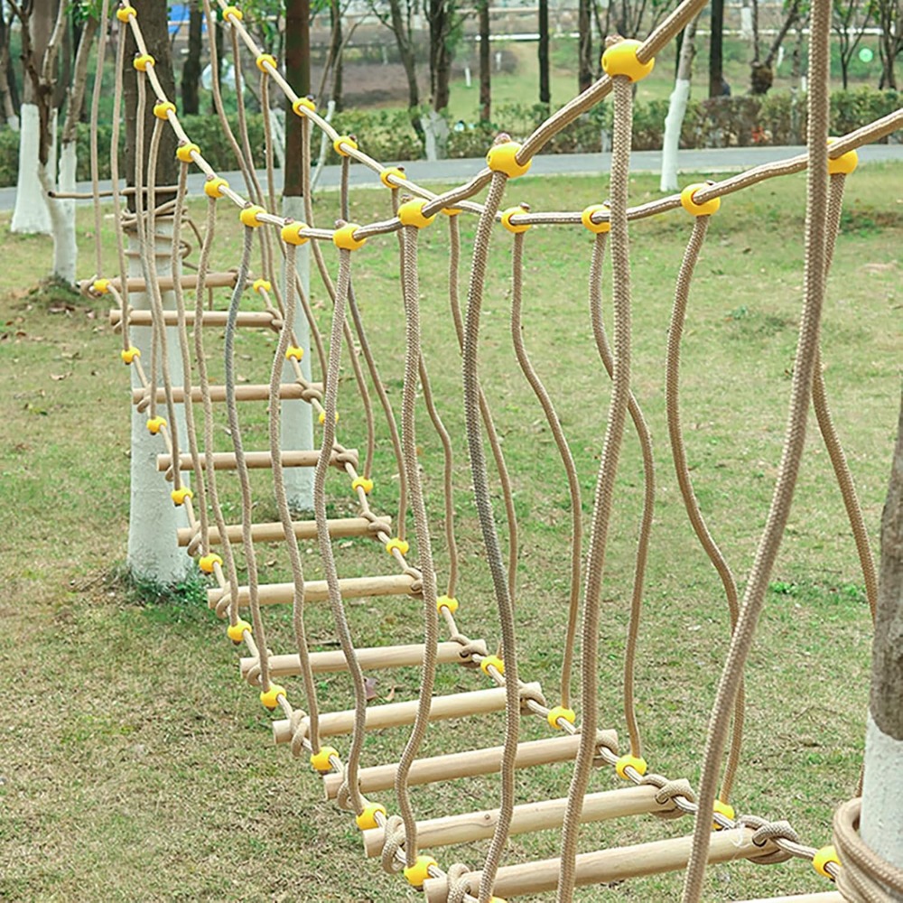 Pont suspendu en bois pour l'e - Kids Outdoor Climbing Frame avis et prix