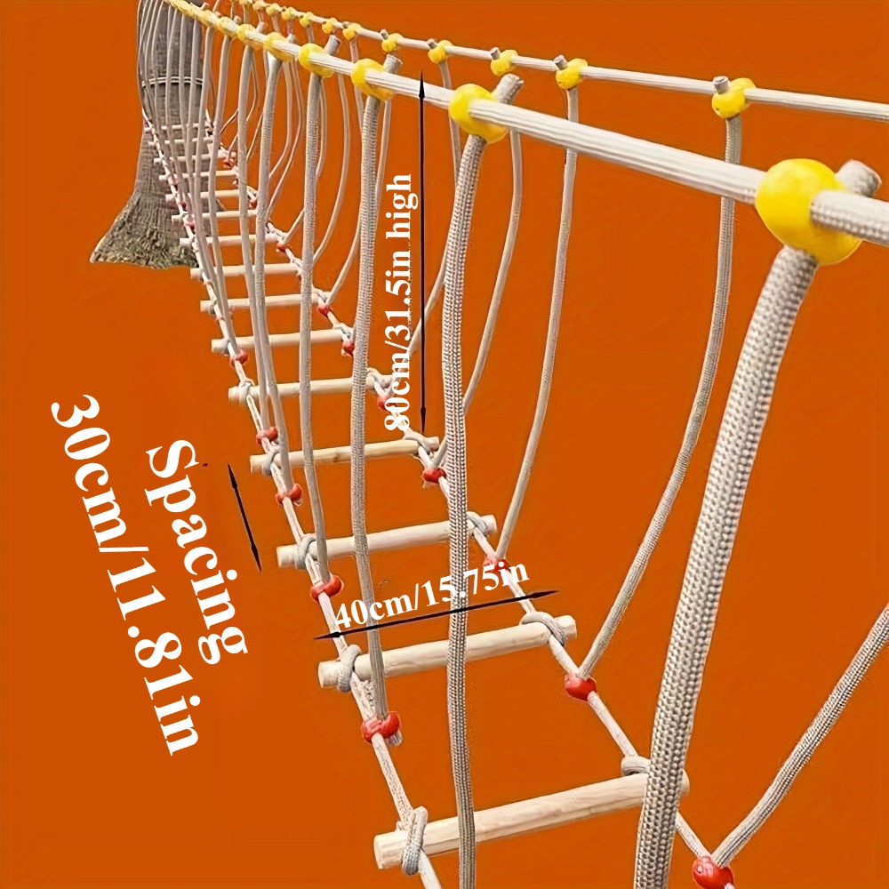 Pont suspendu en bois pour l'e - Kids Outdoor Climbing Frame avis et prix
