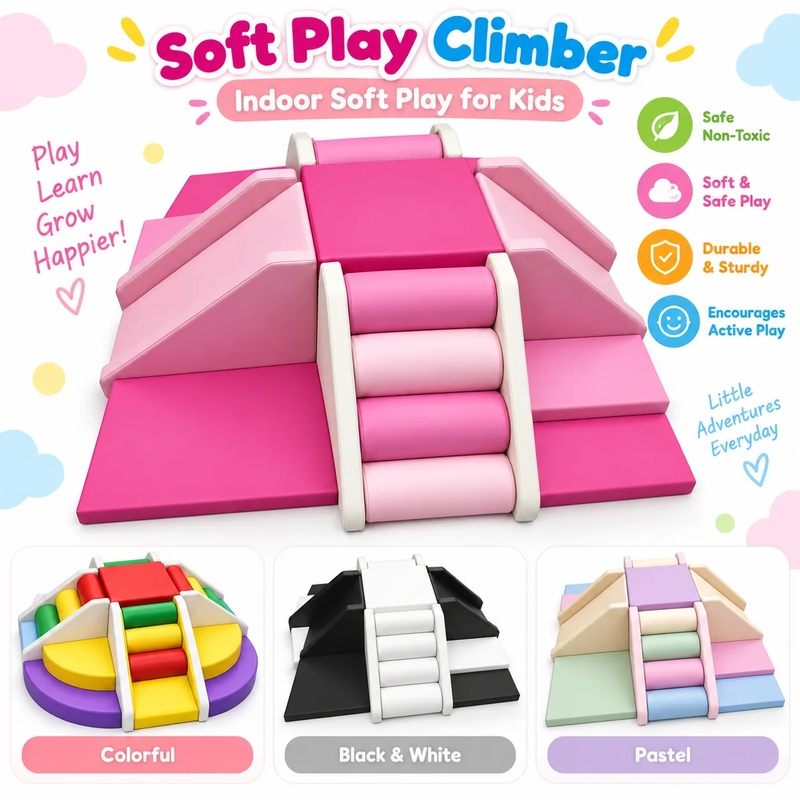 Tuteur d'escalade coloré blanc - Kids Outdoor Area avis et prix