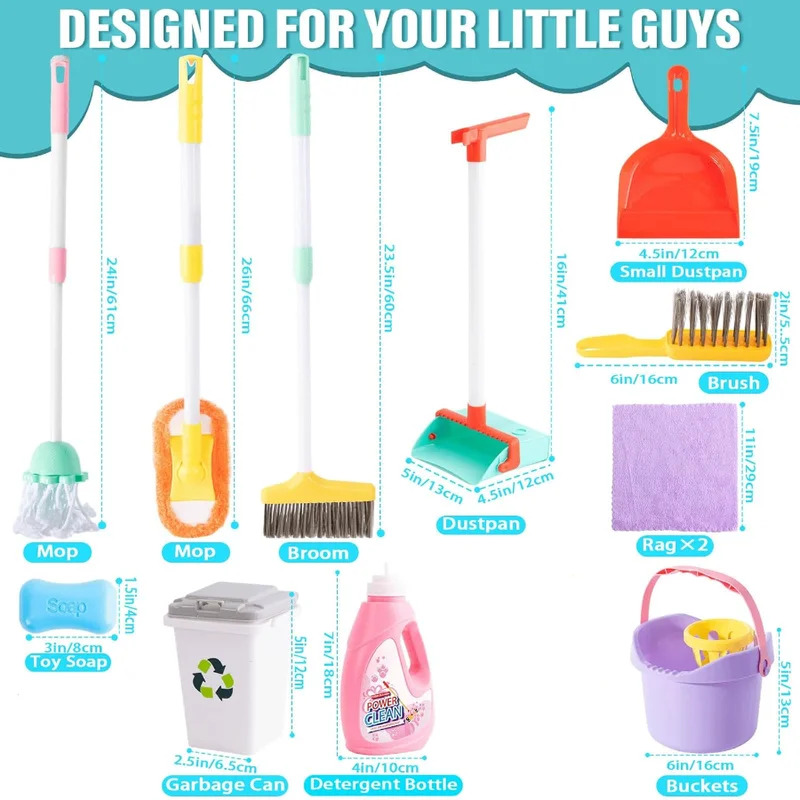 Ensemble de nettoyage pour enf - Kids Outdoor Broom avis et prix