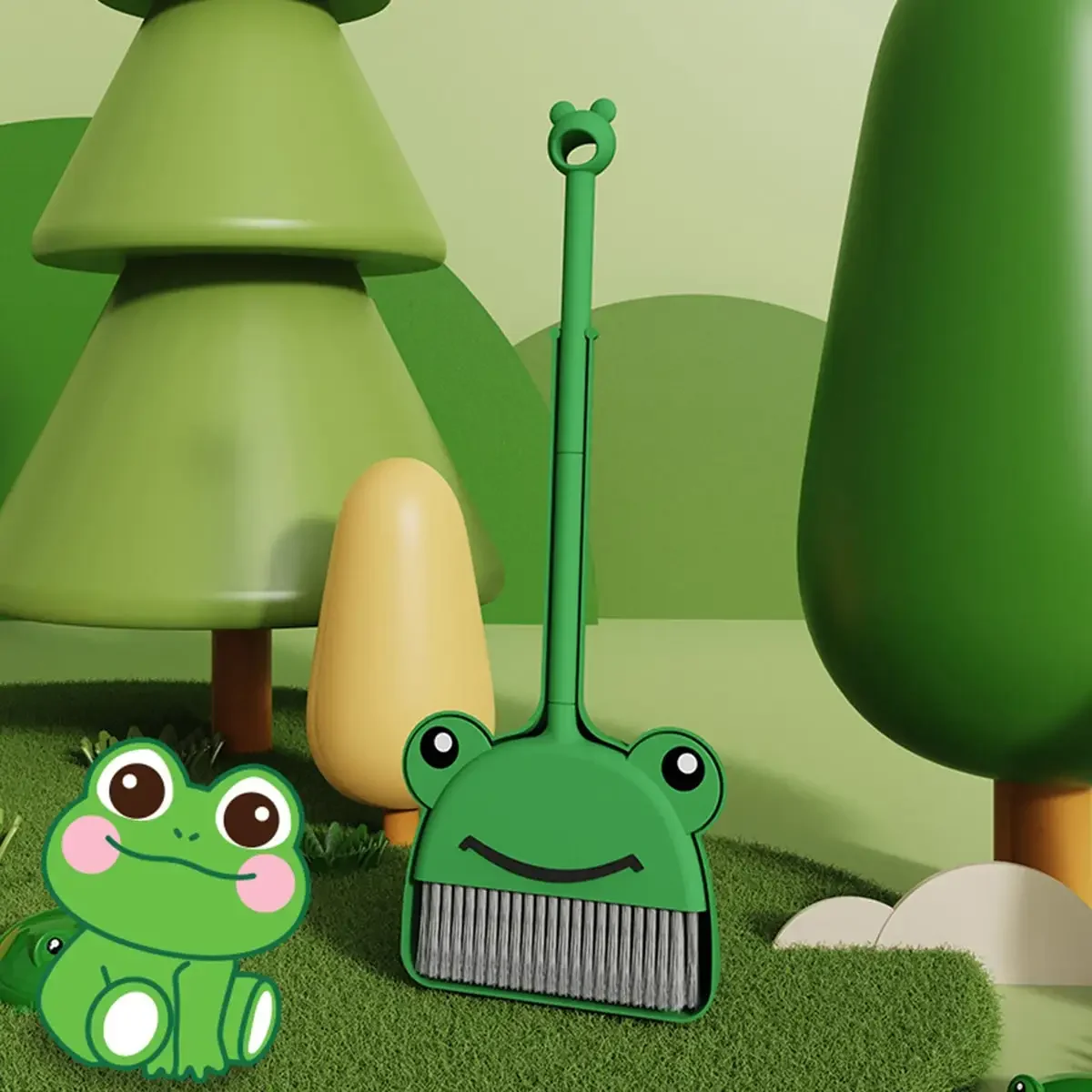 1 ensemble de mini balai avec  - Kids Outdoor Broom avis et prix
