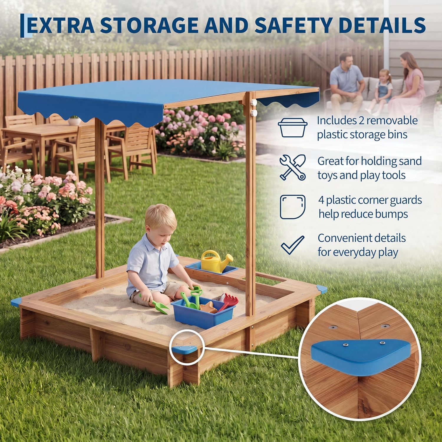 Bac à sable extérieur pour enf - Kids Outdoor Area avis et prix