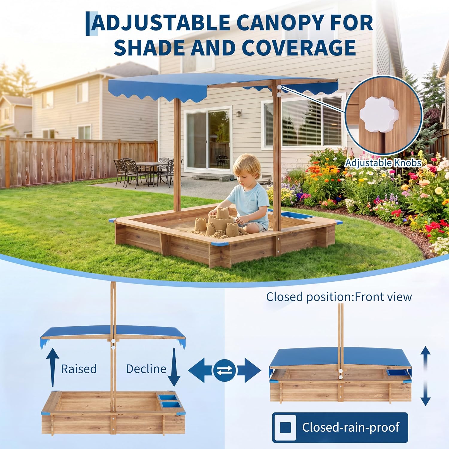 Bac à sable extérieur pour enf - Kids Outdoor Area avis et prix