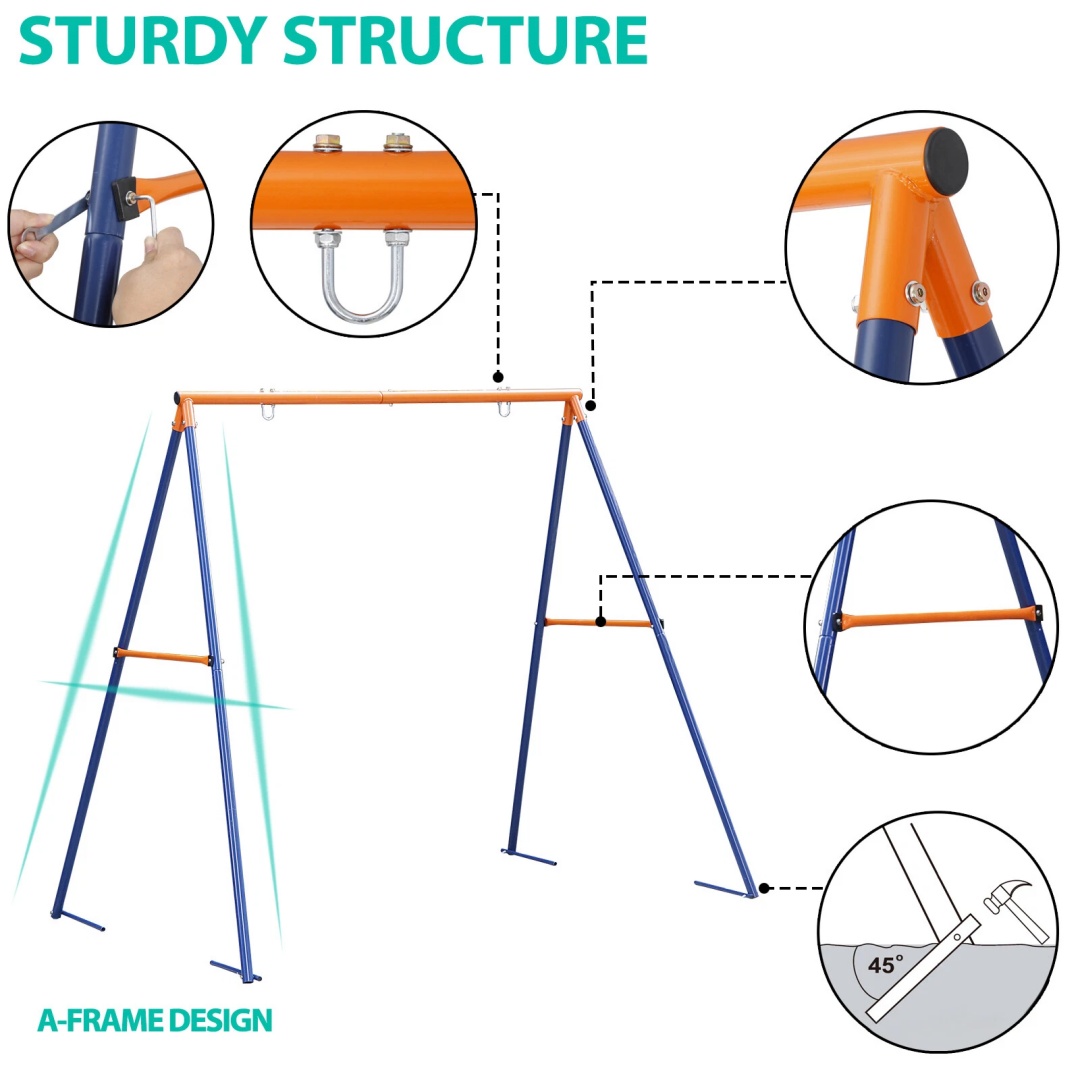 Support de balançoire robuste  - Kids Outdoor Furniture Set avis et prix